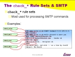 Sendmail Training